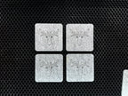 🟢 Felt coaster set (personalizable)