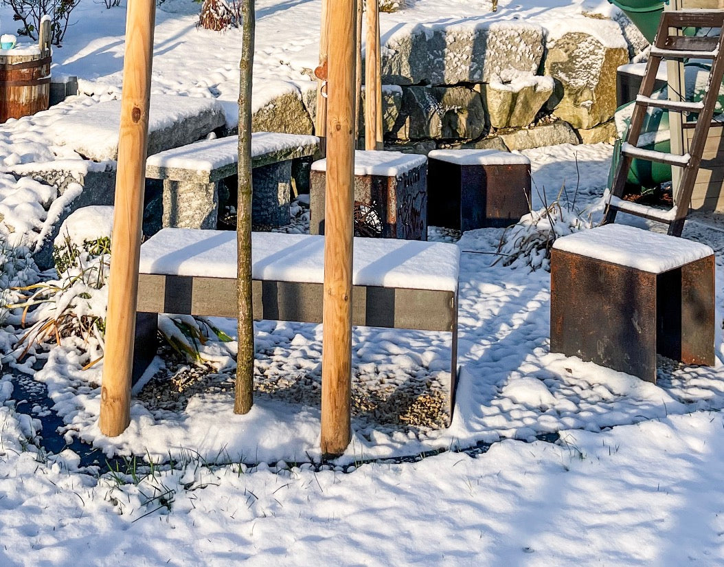 🪑 Sitzgarnitur aus Stahl