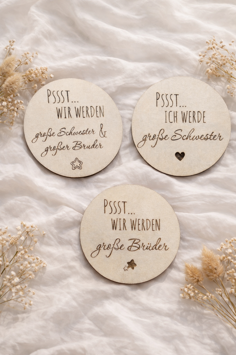 ✨ Wooden nameplate – Individual decoration for children's rooms & more (personalizable)