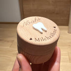 🦷✨ Erinnerungsbox aus Holz – für Milchzähne, Nabelschnur & besondere Momente (personalisierbar)