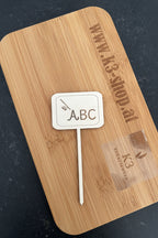 🍰 Cake-Topper Schultafel (personalisierbar)