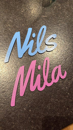 ✨ Namensschild aus Holz/Acryl – Individuelle Dekoration für Kinderzimmer & mehr (personalisierbar)