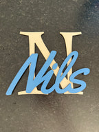 ✨ Namensschild aus Holz/Acryl – Individuelle Dekoration für Kinderzimmer & mehr (personalisierbar)