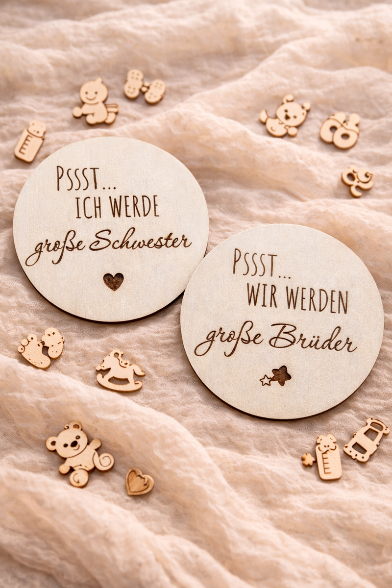 ✨ Wooden nameplate – Individual decoration for children's rooms & more (personalizable)