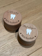 🦷✨ Erinnerungsbox aus Holz – für Milchzähne, Nabelschnur & besondere Momente (personalisierbar)