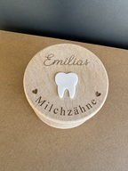 🦷✨ Erinnerungsbox aus Holz – für Milchzähne, Nabelschnur & besondere Momente (personalisierbar)