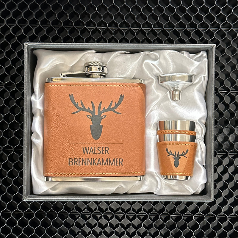🥃 Hip flask set (personalizable)