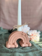 🌈 Regenbogen Kerzenständer für Stabkerzen