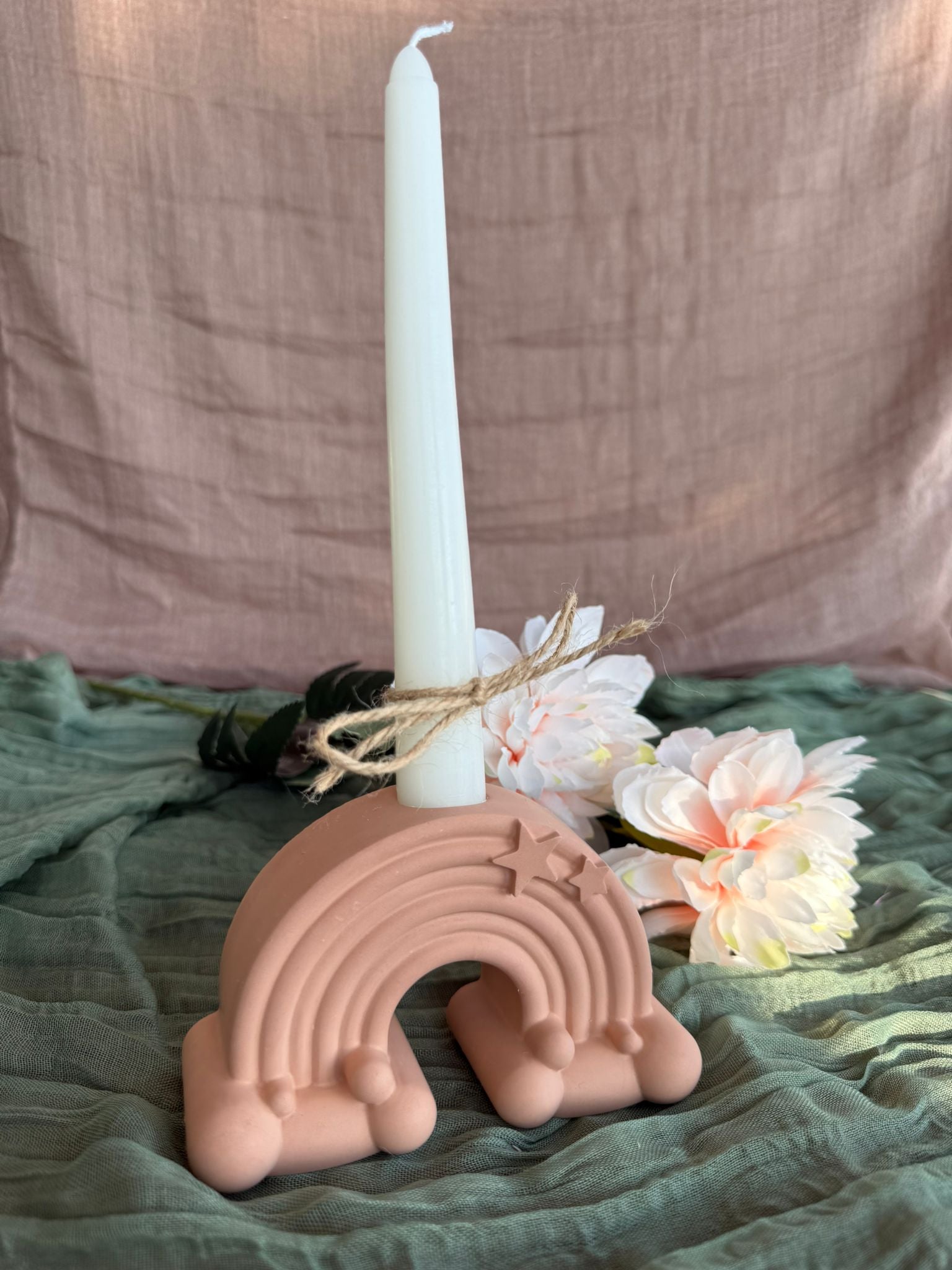 🌈 Regenbogen Kerzenständer für Stabkerzen