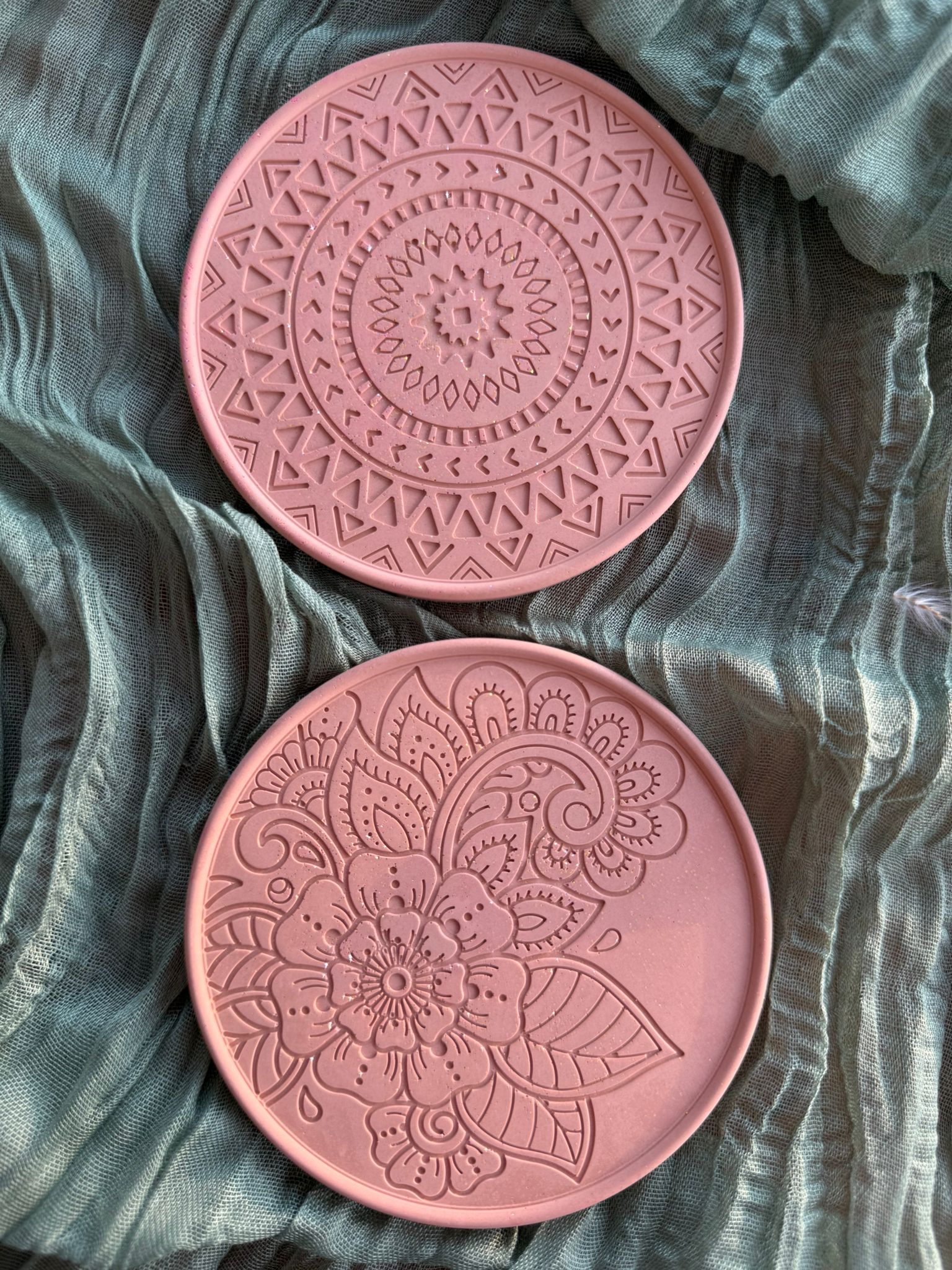 ☕ Untersetzter-Set (2er) Boho