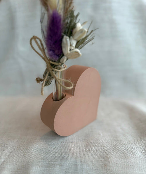 ❤️ Herz-Vase inkl. Reagenzglas – Love