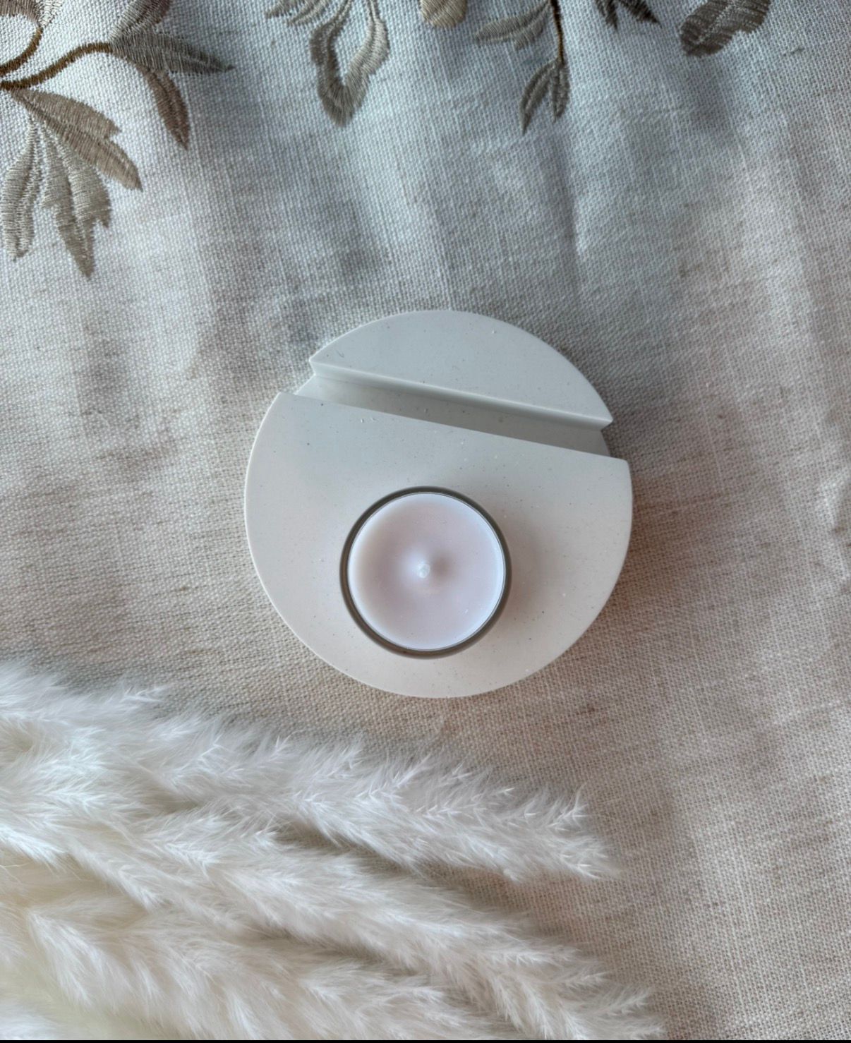 🕯️ Teelichthalter mit Karten- & Foto-Schlitz – Persönliche Lichtdeko