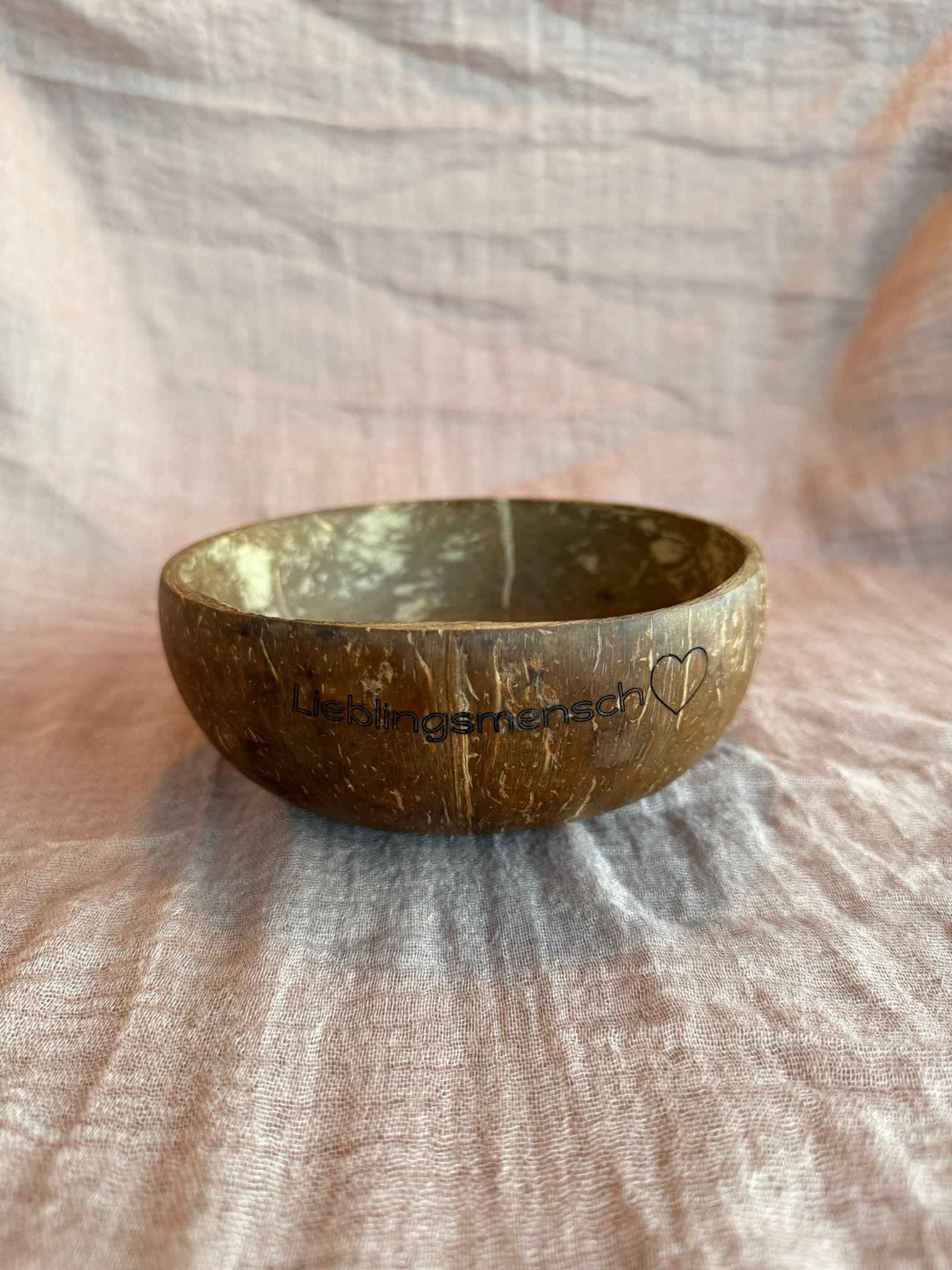 🥥 Gravierte Kokosnussschale – natürlich & einzigartig (personalisierbar)