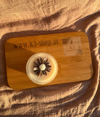 🕯️ Duftkerze Vanille – handgegossen & dekorativ