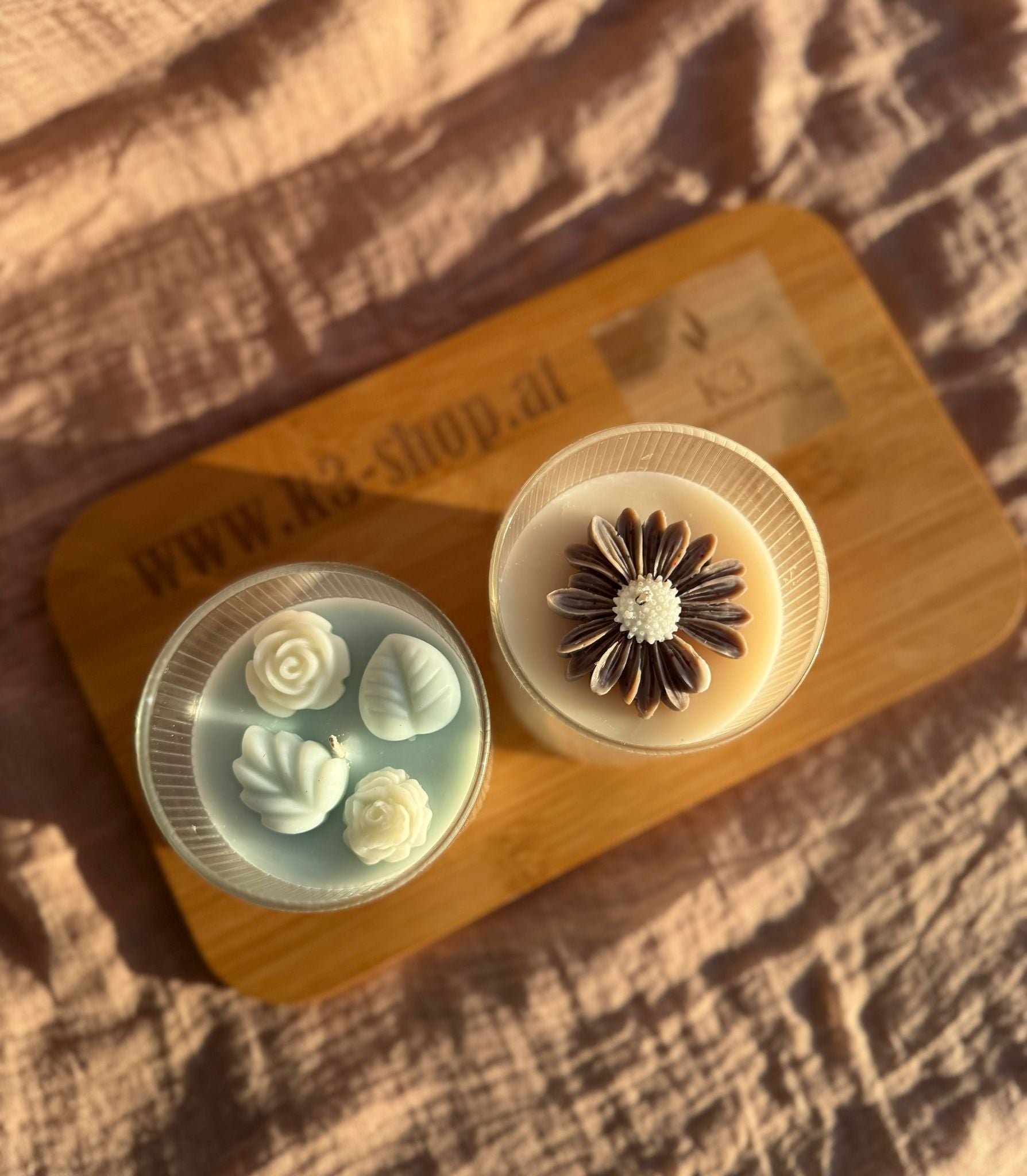 🕯️ Duftkerze Vanille – handgegossen & dekorativ