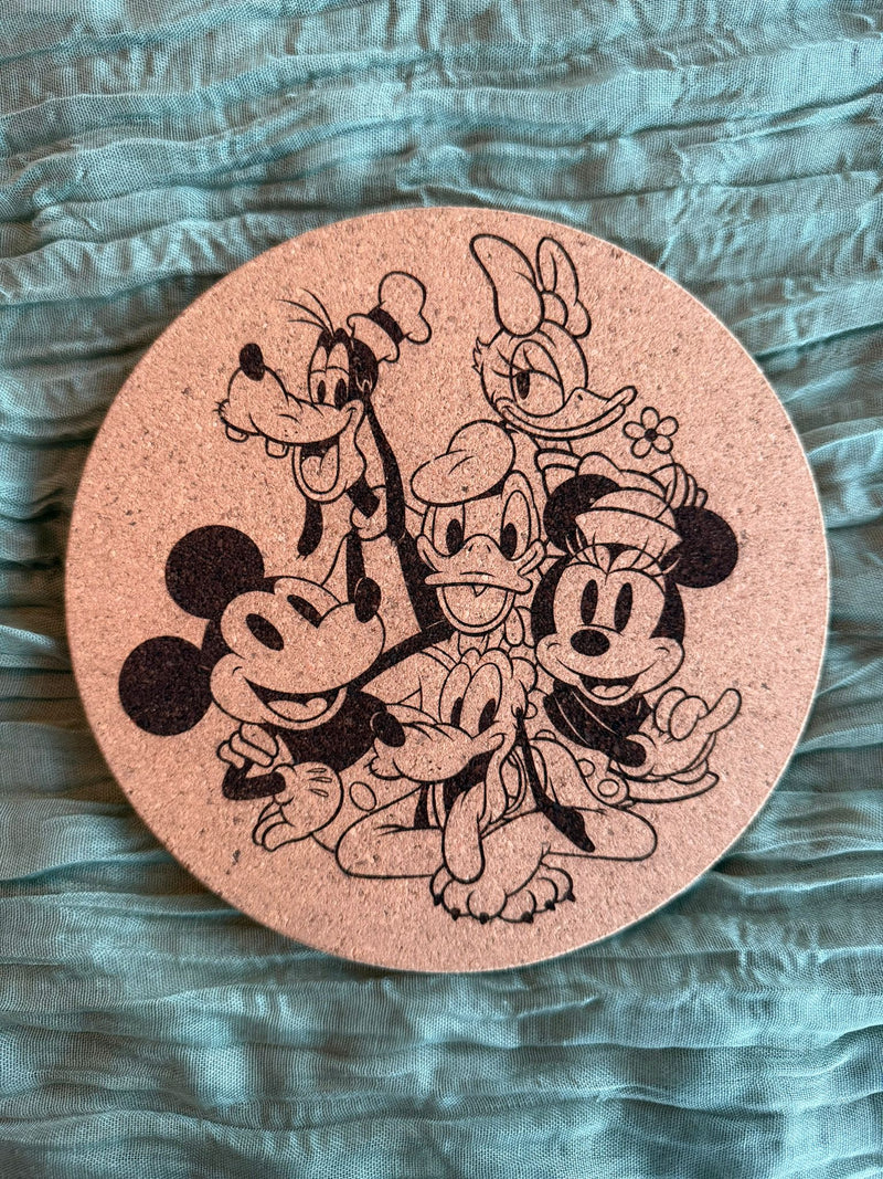 🌿 Cork coasters – natural & versatile (personalizable)