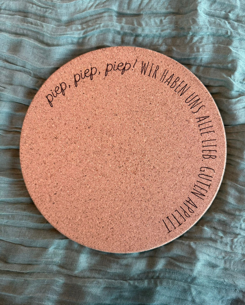 🌿 Cork coasters – natural & versatile (personalizable)
