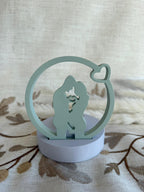 🤍 Herzmoment – Liebespaar in Erwartung mit Teelichthalter versch. Farben