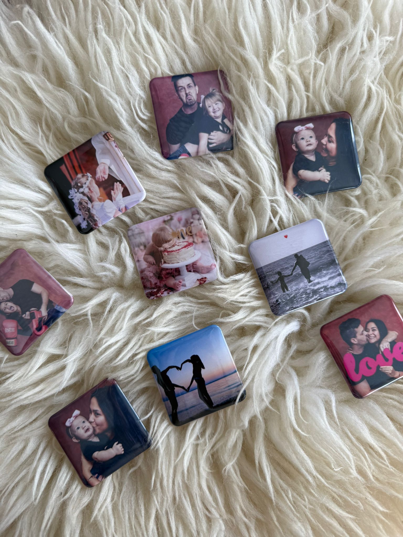 💕 Handgefertigte Erinnerungsmagnete - für besondere Momente (personalisierbar)