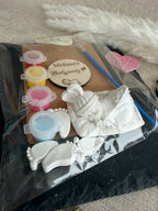 🎨 Personalisiertes DIY Malset Babyparty – Kreativer Pinsel-Spaß für werdende Mütter (personalisierbar)