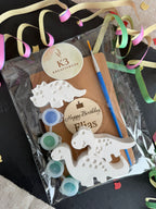 🎨 Personalisiertes DIY Malset Dino – Kreativer Pinsel-Spaß für Kinder (personalisierbar)
