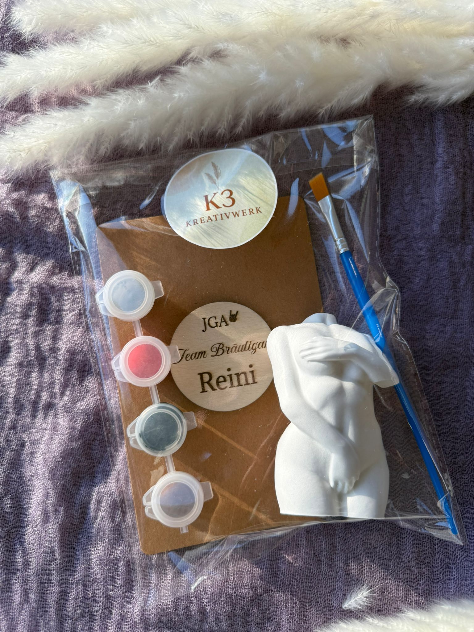 🎨 Personalisiertes DIY Malset – Kreativer Spaß für Polterabend & JGA Männer