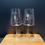 🍷 Graviertes Premium-Weinglas (personalisierbar)