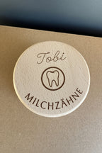 🦷✨ Erinnerungsbox aus Holz – für Milchzähne, Nabelschnur & besondere Momente (personalisierbar)