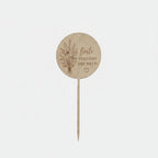 🌸❤️ Blumenstecker aus Holz mit Herz – liebevolle Deko für besondere Anlässe (personalisierbar)