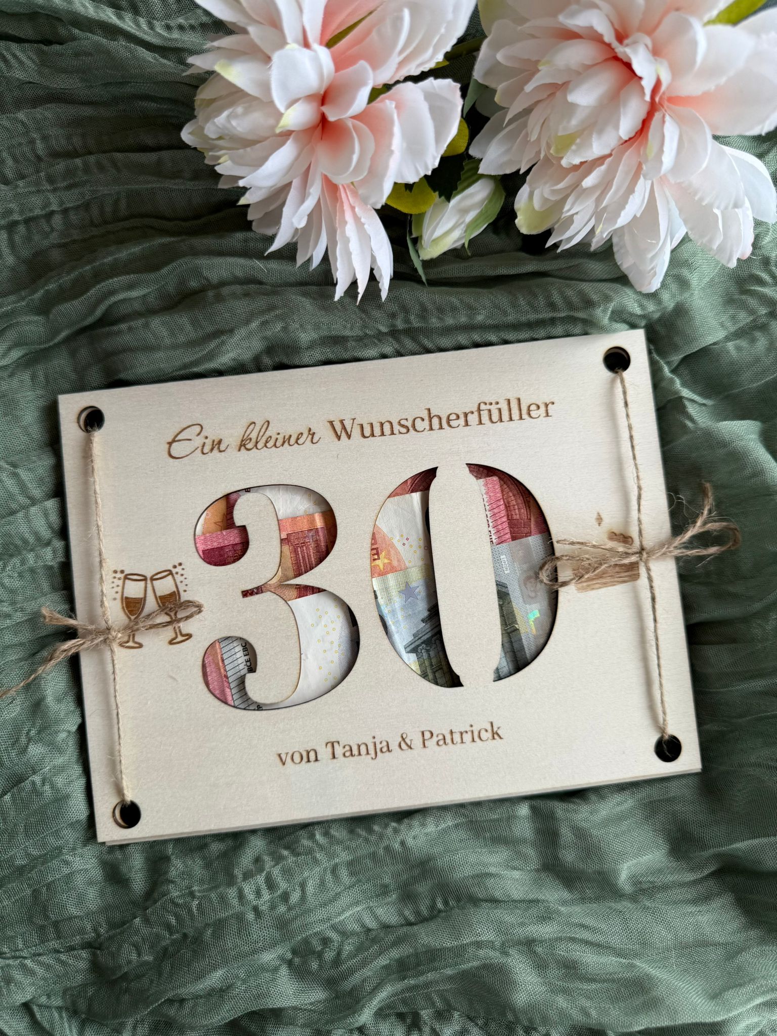 💸✨ Geldgeschenk aus Holz – kreative Geschenkidee für besondere Anlässe (personalisierbar)
