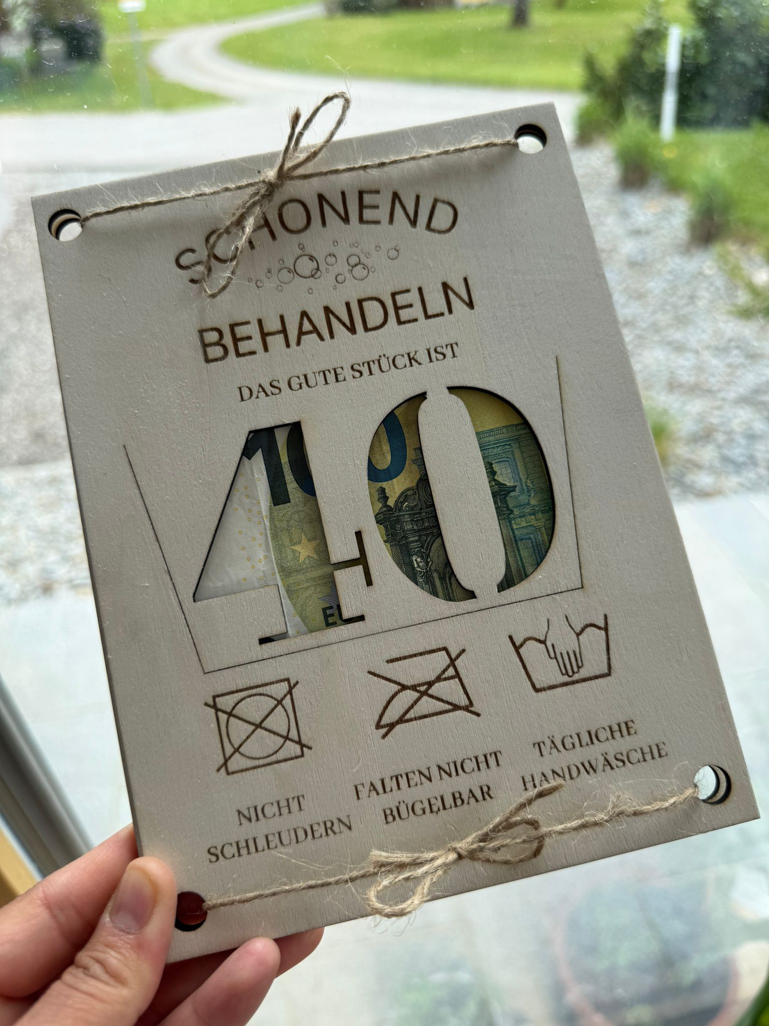 💸✨ Geldgeschenk aus Holz – kreative Geschenkidee für besondere Anlässe (personalisierbar)