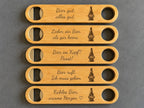 🍻🔨 Flaschenöffner aus Holz – praktische Geschenkidee mit persönlicher Gravur (personalisierbar)