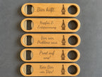 🍻🔨 Flaschenöffner aus Holz – praktische Geschenkidee mit persönlicher Gravur (personalisierbar)