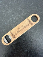 🍻🔨 Flaschenöffner aus Holz – praktische Geschenkidee mit persönlicher Gravur (personalisierbar)
