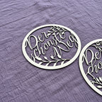 💍✨ 2-teiliger Loop aus Holz für Hochzeit & besondere Anlässe (personalisierbar)