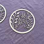 💍✨ 2-teiliger Loop aus Holz für Hochzeit & besondere Anlässe (personalisierbar)