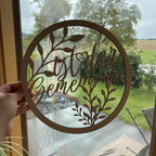 💍✨ 2-teiliger Loop aus Holz für Hochzeit & besondere Anlässe (personalisierbar)