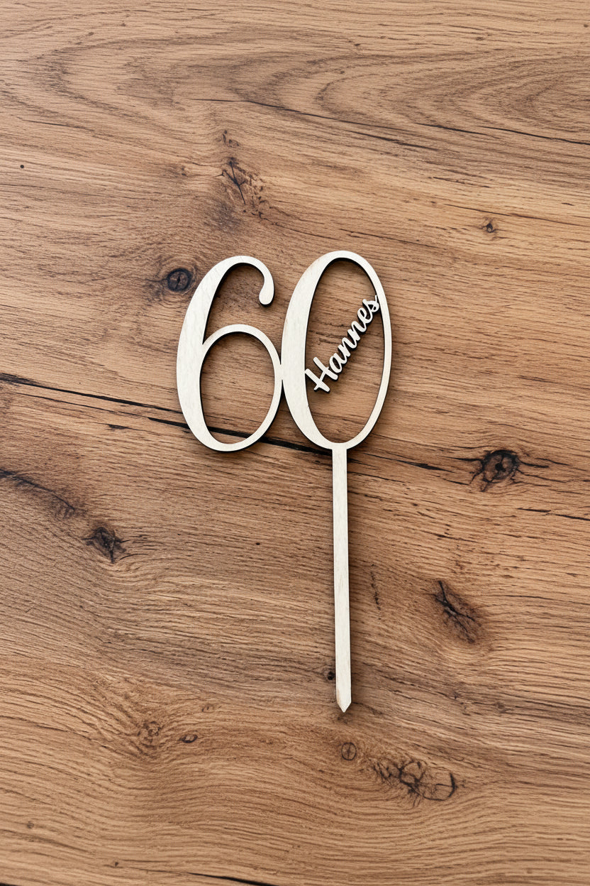🍰 Cake topper (personalizable)