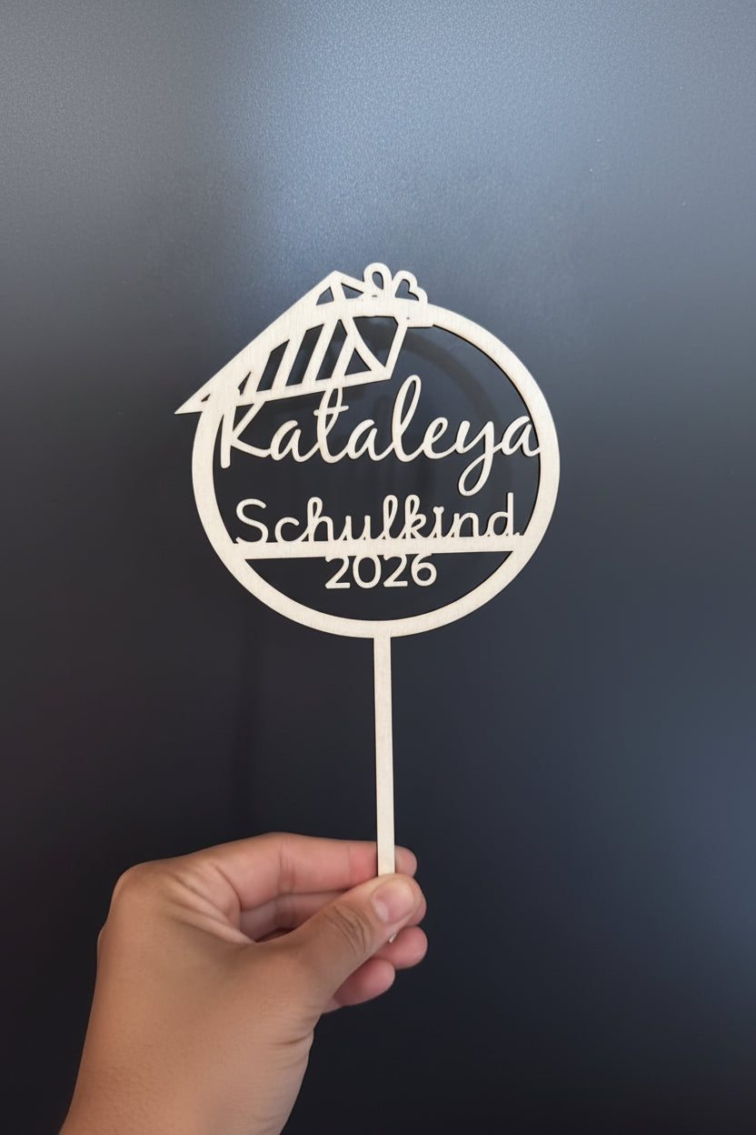 🍰 Cake topper (personalizable)