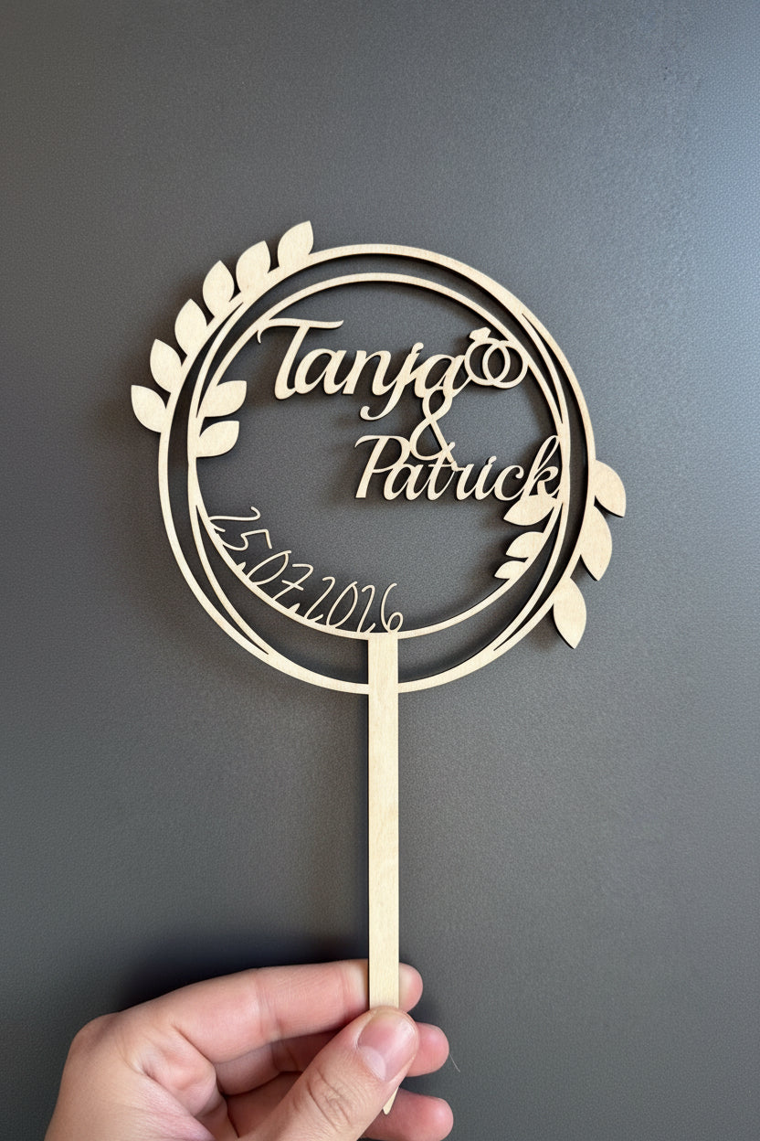 🍰 Cake topper (personalizable)