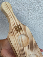 🍺🪵 Bierverkostungsbrett aus Holz (personalisierbar)