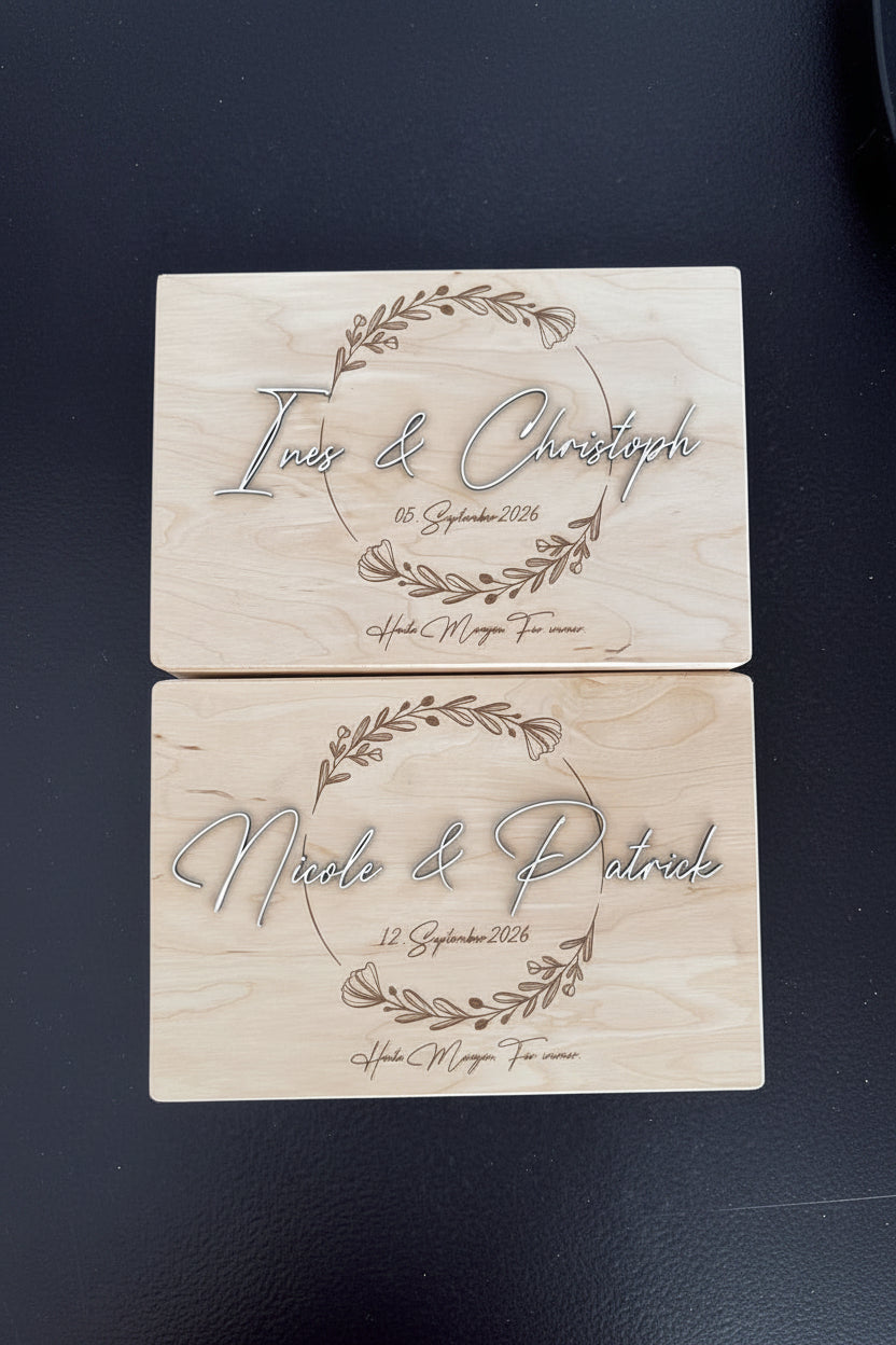 👶 Geschenkbox/Erinnerungskiste Taufe, Erstkommunion, Geburtstag uvm. (personalisierbar)