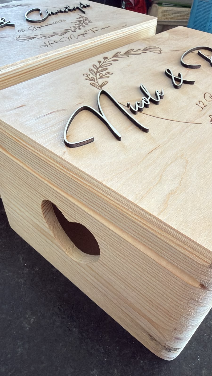 👶 Geschenkbox/Erinnerungskiste Taufe, Erstkommunion, Geburtstag uvm. (personalisierbar)