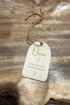 🚪 Anhänger aus Holz (personalisierbar)