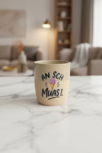 ☕ Trinkbecher aus Steinzeug – 440 ml (personalisierbar)