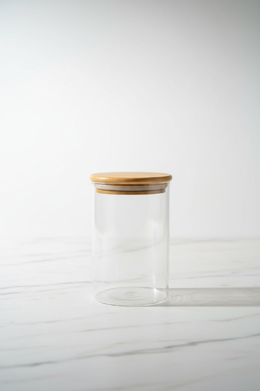 🫙 Vorratsglas mit Bambusdeckel (personalisierbar)