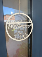 🍂 Türkranz aus Holz „Herbst“ - verschiedene Motive (personalisierbar)
