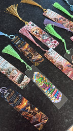 📚 Acryl-Lesezeichen mit personalisiertem UV-Druck & Quaste