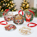 🎄 Weihnachtskugel aus Acryl – Ø ca. 7,6 cm, personalisierbar mit UV-Druck