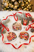 🎄 Weihnachtskugel aus Acryl – Ø ca. 7,6 cm, personalisierbar mit UV-Druck